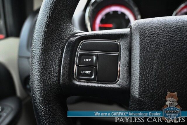 2015 Dodge Grand Caravan SE / 3.6L V6 / Premium Cloth Seats / Power Locks, Windows & Mirrors / Aux Input / Rear Captain Chairs / 3rd Row / Seats 7 / Cruise Control / Tow Pkg / 25 MPG / Only 46k Miles / 1-Owner Anchorage AK