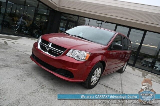 2015 Dodge Grand Caravan SE / 3.6L V6 / Premium Cloth Seats / Power Locks, Windows & Mirrors / Aux Input / Rear Captain Chairs / 3rd Row / Seats 7 / Cruise Control / Tow Pkg / 25 MPG / Only 46k Miles / 1-Owner Anchorage AK