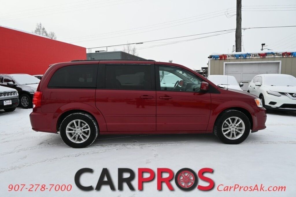 2015 Dodge Grand Caravan SXT - 3.6L V6 - Remote Start - Power Rear Sliding Doors - Power Liftgate - Keyless Entry - 2nd Row Captain Seats - 3rd Row - Seats 7 - Tow Pkg - 1 Owner Anchorage AK