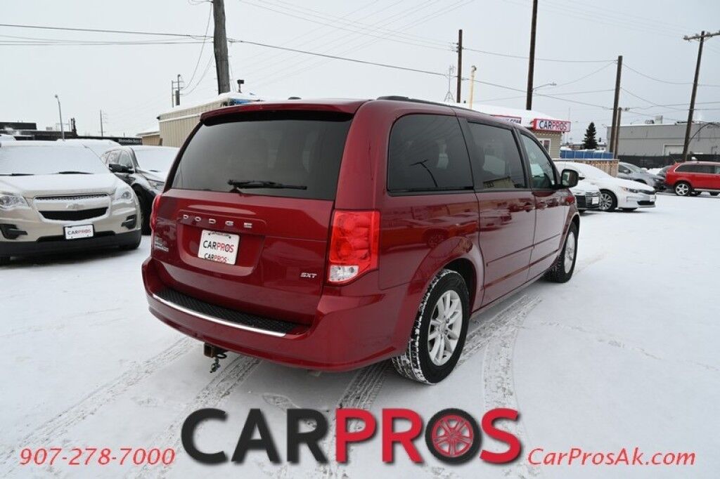2015 Dodge Grand Caravan SXT - 3.6L V6 - Remote Start - Power Rear Sliding Doors - Power Liftgate - Keyless Entry - 2nd Row Captain Seats - 3rd Row - Seats 7 - Tow Pkg - 1 Owner Anchorage AK