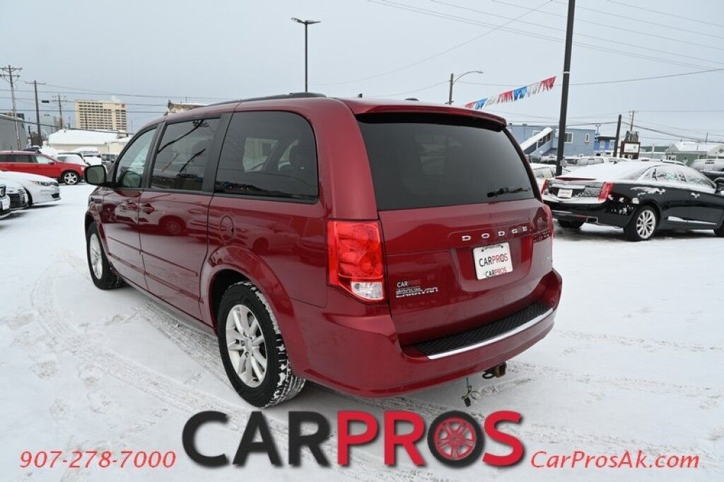 2015 Dodge Grand Caravan SXT - 3.6L V6 - Remote Start - Power Rear Sliding Doors - Power Liftgate - Keyless Entry - 2nd Row Captain Seats - 3rd Row - Seats 7 - Tow Pkg - 1 Owner Anchorage AK
