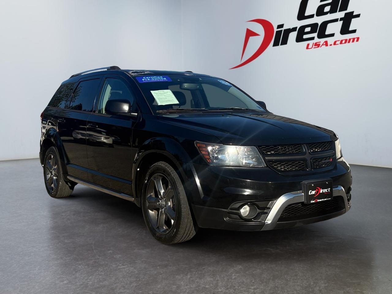 2015 Dodge Journey Crossroad, ROOF RACKS, 3RD ROW SEATING, BLUETOOTH/AUX PORT, KEYLESS ENTRY & START, POWER HEATING MIRRORS, LOW MILES, CLEAN CARFAX, TAKE ON THE JOURNEY! Virginia Beach VA