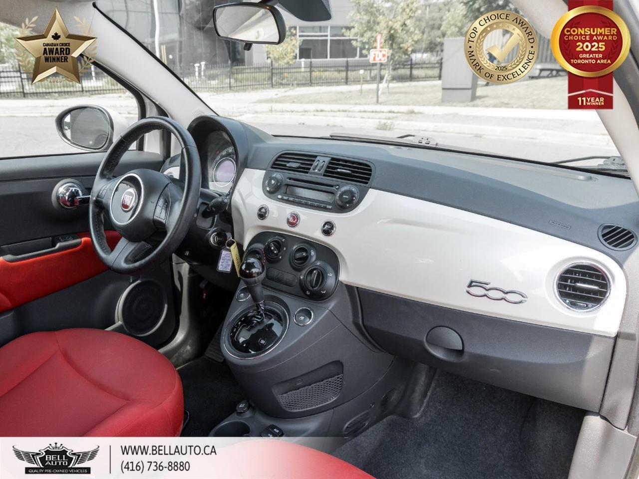 2015 FIAT 500 Pop, XENONHEADLIGHTS, SATELLITERADIO, CDPLAYER, RUN-FLATTIRES, VOICEASSIST Toronto ON