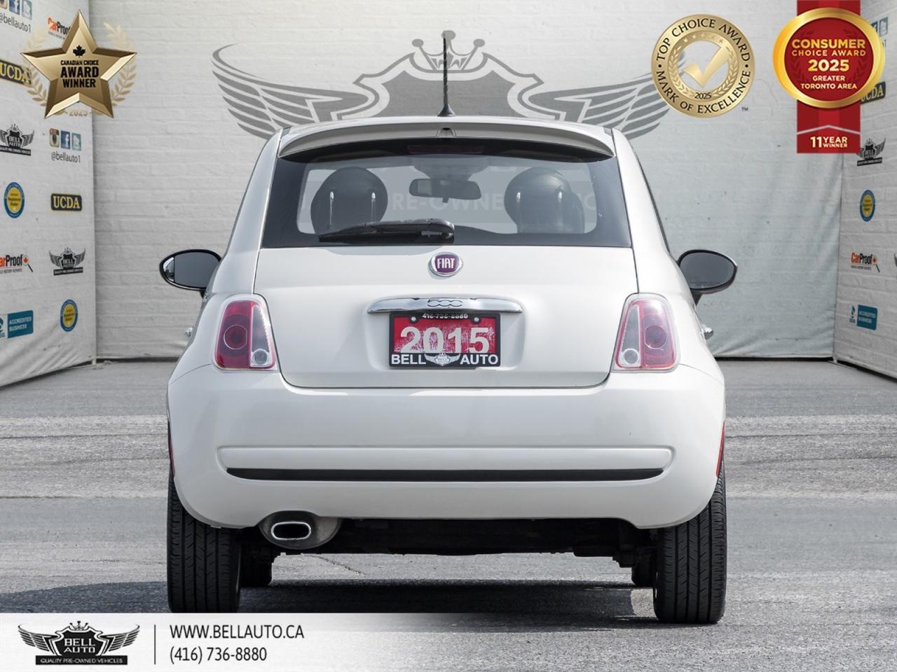 2015 FIAT 500 Pop, XENONHEADLIGHTS, SATELLITERADIO, CDPLAYER, RUN-FLATTIRES, VOICEASSIST Toronto ON