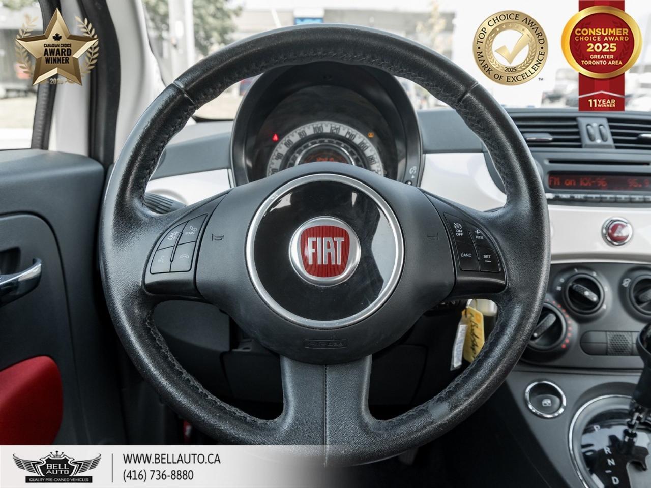 2015 FIAT 500 Pop, XENONHEADLIGHTS, SATELLITERADIO, CDPLAYER, RUN-FLATTIRES, VOICEASSIST Toronto ON