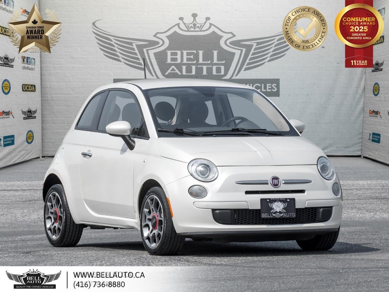 2015 FIAT 500 Pop, XENONHEADLIGHTS, SATELLITERADIO, CDPLAYER, RUN-FLATTIRES, VOICEASSIST Toronto ON