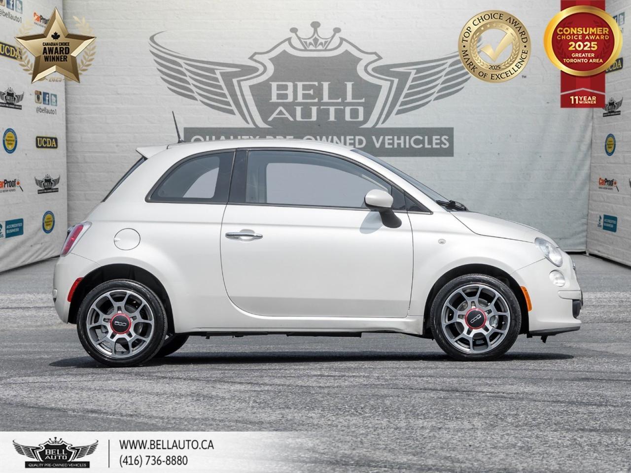 2015 FIAT 500 Pop, XENONHEADLIGHTS, SATELLITERADIO, CDPLAYER, RUN-FLATTIRES, VOICEASSIST Toronto ON