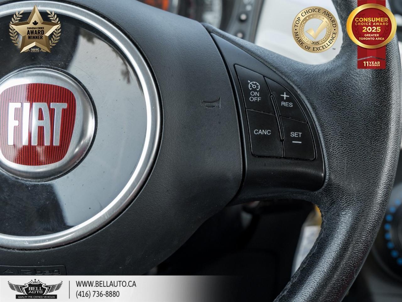 2015 FIAT 500 Pop, XENONHEADLIGHTS, SATELLITERADIO, CDPLAYER, RUN-FLATTIRES, VOICEASSIST Toronto ON