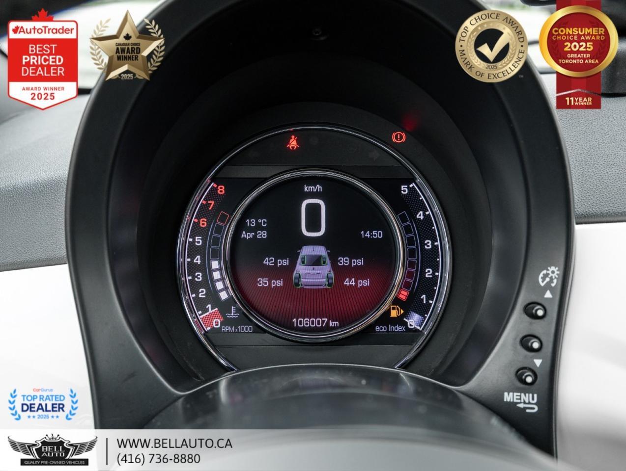 2015 FIAT 500 Sport | MNL | NAVI | PWRWNDWS | NOACCIDENT Toronto ON