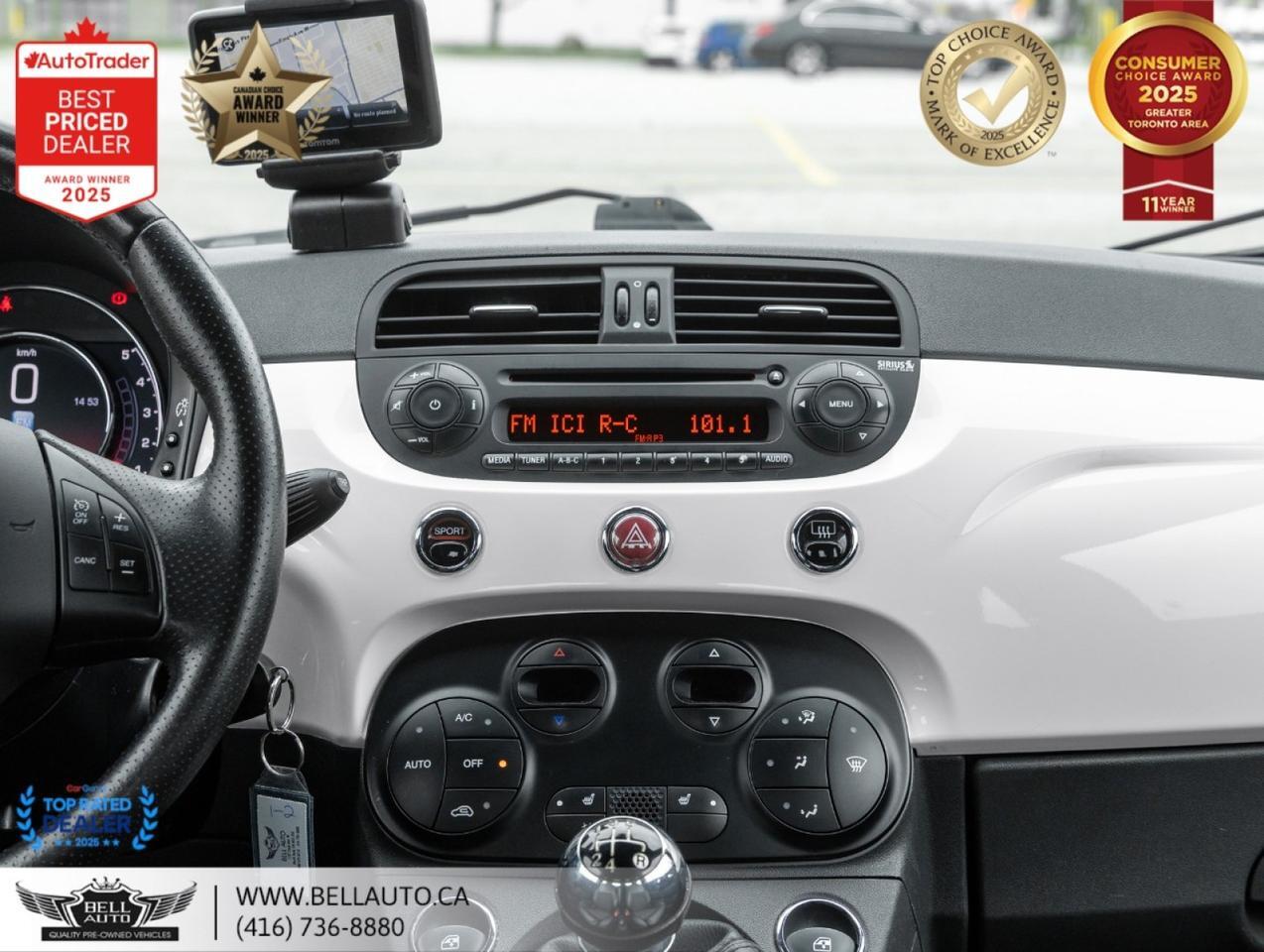 2015 FIAT 500 Sport | MNL | NAVI | PWRWNDWS | NOACCIDENT Toronto ON