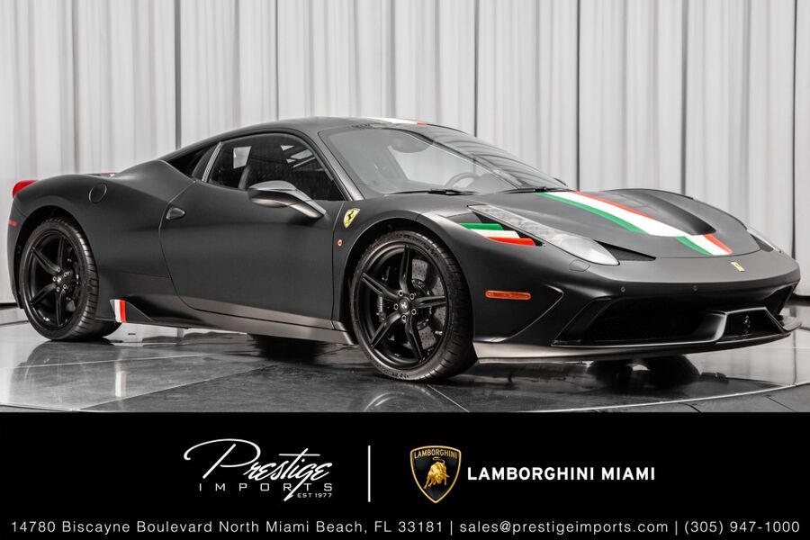 2015 Ferrari 458 Italia Speciale North Miami Beach FL 2015 Ferrari 458 Italia Speciale North Miami Beach FL