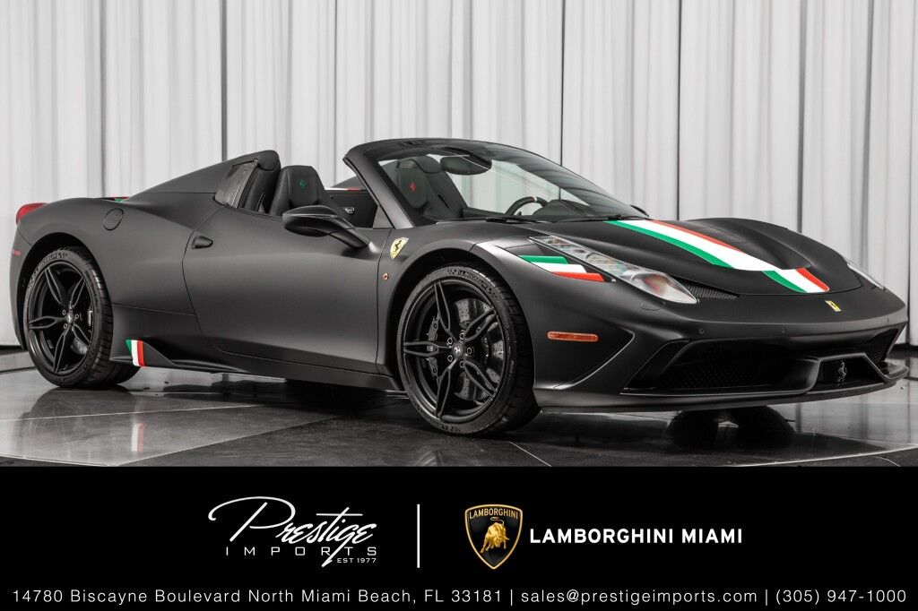 2015 Ferrari 458 Speciale Aperta North Miami Beach FL 2015 Ferrari 458 Speciale Aperta North Miami Beach FL