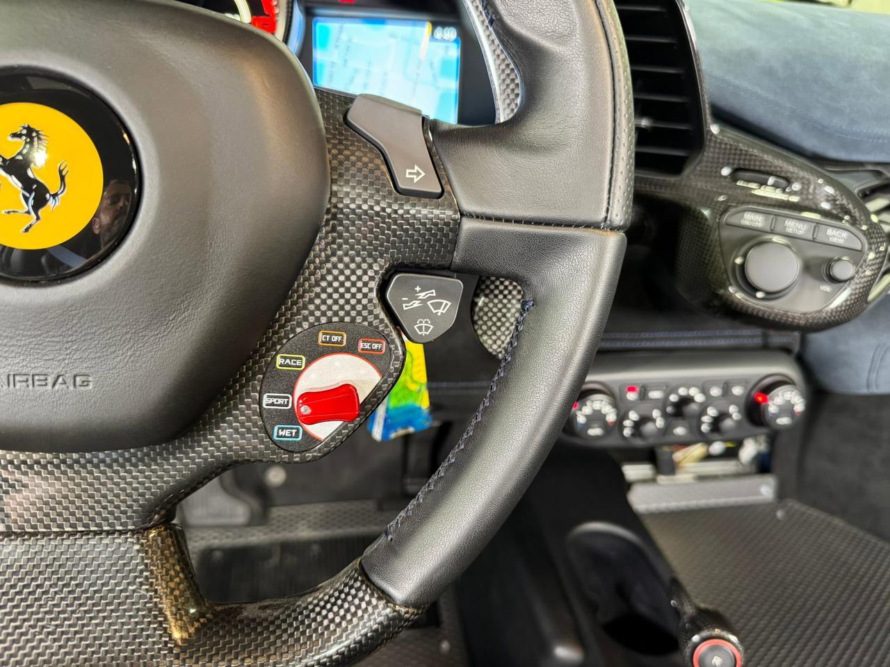 2015 Ferrari 458 Speciale Aperta Blu Tour De France paint, Livrea Grigio Ingrid E Nero DS, carbon racing seats AND MUCH MORE!!! Fort Lauderdale FL