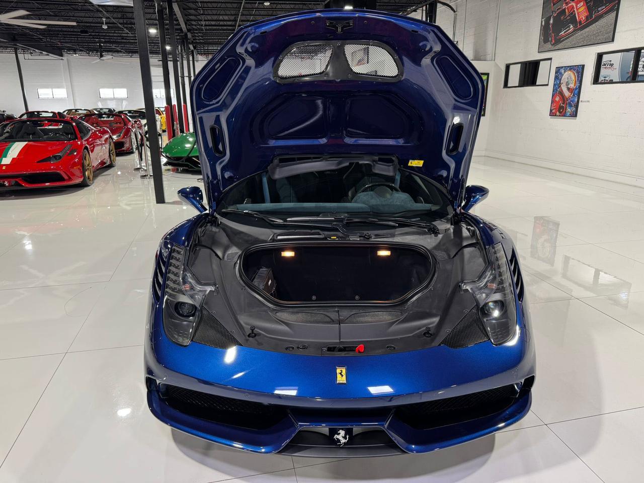 2015 Ferrari 458 Speciale Aperta Blu Tour De France paint, Livrea Grigio Ingrid E Nero DS, carbon racing seats AND MUCH MORE!!! Fort Lauderdale FL