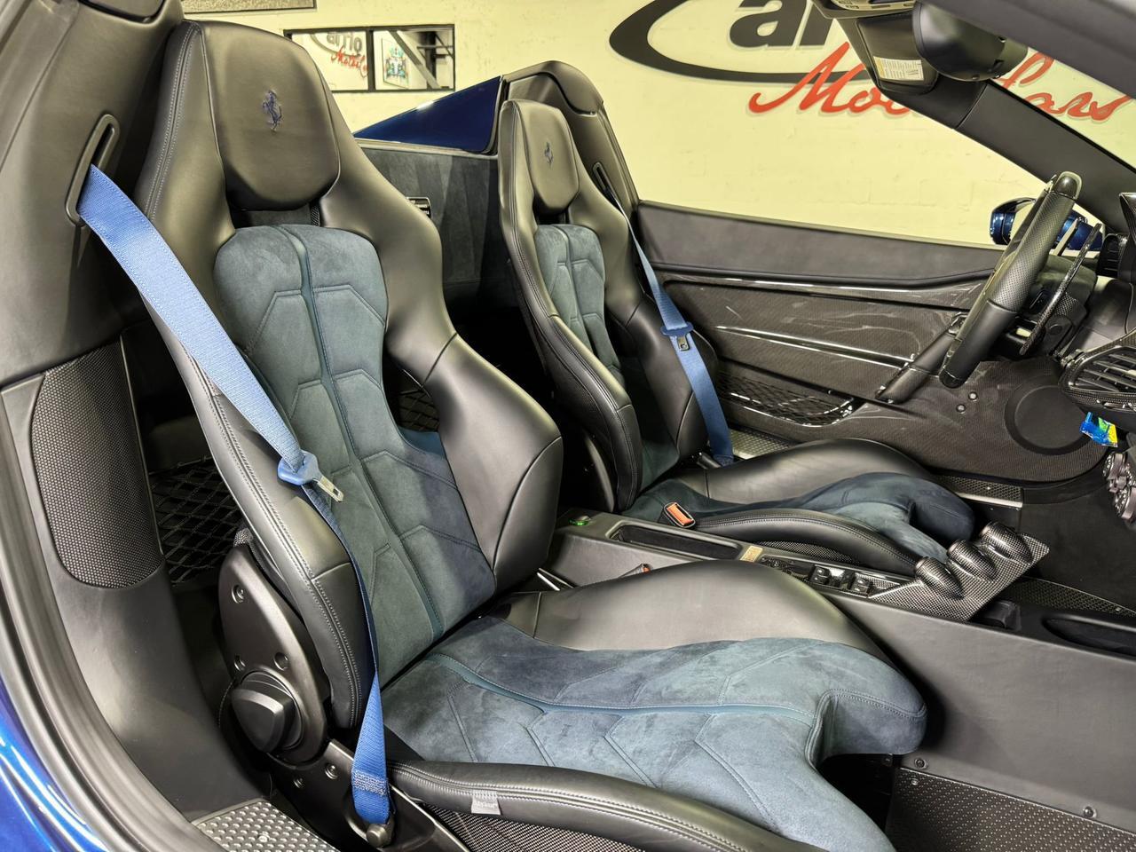 2015 Ferrari 458 Speciale Aperta Blu Tour De France paint, Livrea Grigio Ingrid E Nero DS, carbon racing seats AND MUCH MORE!!! Fort Lauderdale FL
