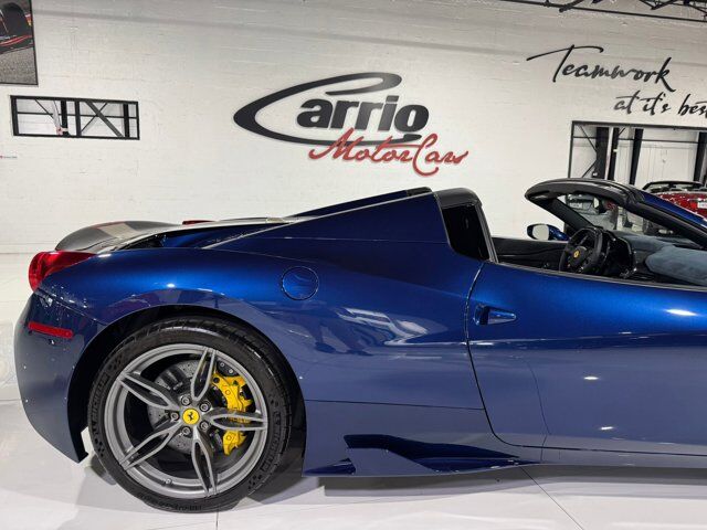 2015 Ferrari 458 Speciale Aperta Blu Tour De France paint, Livrea Grigio Ingrid E Nero DS, carbon racing seats AND MUCH MORE!!! Fort Lauderdale FL