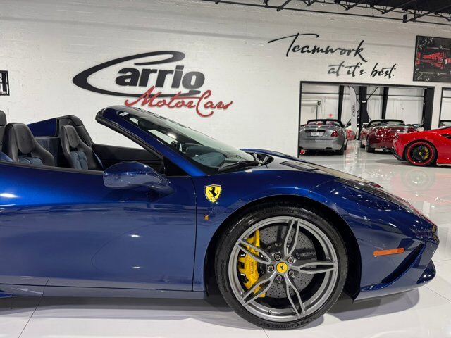 2015 Ferrari 458 Speciale Aperta Blu Tour De France paint, Livrea Grigio Ingrid E Nero DS, carbon racing seats AND MUCH MORE!!! Fort Lauderdale FL