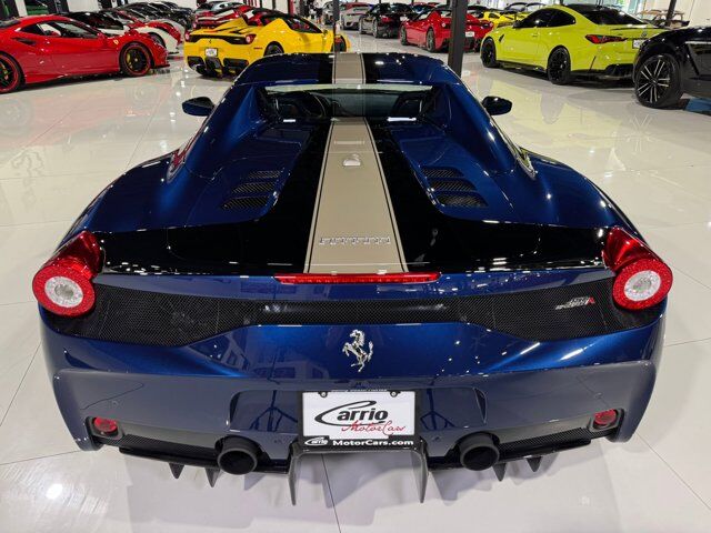 2015 Ferrari 458 Speciale Aperta Blu Tour De France paint, Livrea Grigio Ingrid E Nero DS, carbon racing seats AND MUCH MORE!!! Fort Lauderdale FL