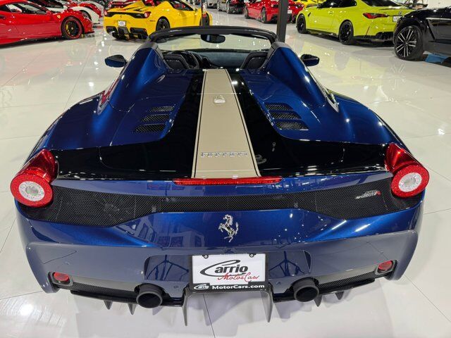 2015 Ferrari 458 Speciale Aperta Blu Tour De France paint, Livrea Grigio Ingrid E Nero DS, carbon racing seats AND MUCH MORE!!! Fort Lauderdale FL