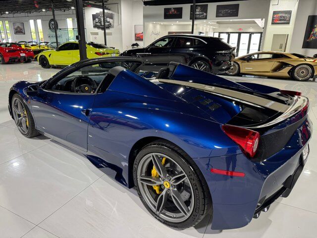 2015 Ferrari 458 Speciale Aperta Blu Tour De France paint, Livrea Grigio Ingrid E Nero DS, carbon racing seats AND MUCH MORE!!! Fort Lauderdale FL