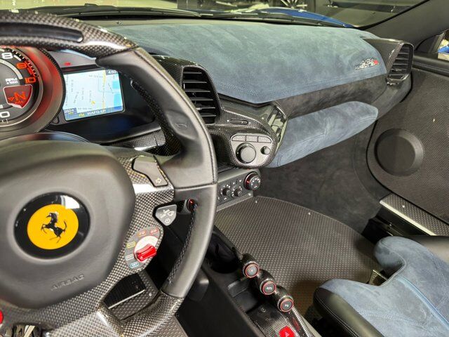 2015 Ferrari 458 Speciale Aperta Blu Tour De France paint, Livrea Grigio Ingrid E Nero DS, carbon racing seats AND MUCH MORE!!! Fort Lauderdale FL