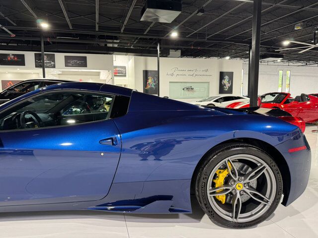 2015 Ferrari 458 Speciale Aperta Blu Tour De France paint, Livrea Grigio Ingrid E Nero DS, carbon racing seats AND MUCH MORE!!! Fort Lauderdale FL