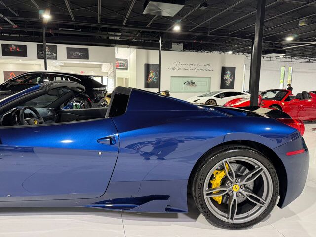 2015 Ferrari 458 Speciale Aperta Blu Tour De France paint, Livrea Grigio Ingrid E Nero DS, carbon racing seats AND MUCH MORE!!! Fort Lauderdale FL