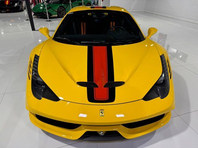 2015 Ferrari 458 Speciale Aperta Giallo Modena paint, painted stripes, Rosso Dino accents AND MUCH MORE!!! Fort Lauderdale FL
