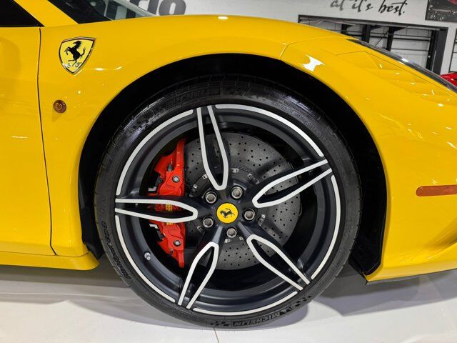 2015 Ferrari 458 Speciale Aperta Giallo Modena paint, painted stripes, Rosso Dino accents AND MUCH MORE!!! Fort Lauderdale FL