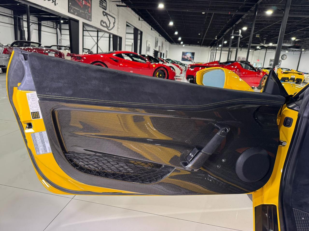 2015 Ferrari 458 Speciale Aperta Giallo Modena paint, painted stripes, Rosso Dino accents AND MUCH MORE!!! Fort Lauderdale FL