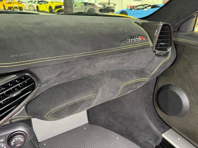 2015 Ferrari 458 Speciale Aperta Giallo Modena paint, painted stripes, Rosso Dino accents AND MUCH MORE!!! Fort Lauderdale FL