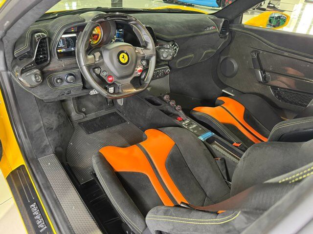 2015 Ferrari 458 Speciale Aperta Giallo Modena paint, painted stripes, Rosso Dino accents AND MUCH MORE!!! Fort Lauderdale FL