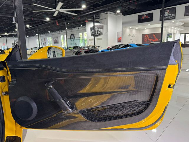 2015 Ferrari 458 Speciale Aperta Giallo Modena paint, painted stripes, Rosso Dino accents AND MUCH MORE!!! Fort Lauderdale FL