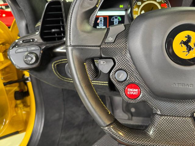 2015 Ferrari 458 Speciale Aperta Giallo Modena paint, painted stripes, Rosso Dino accents AND MUCH MORE!!! Fort Lauderdale FL