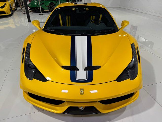 2015 Ferrari 458 Speciale Aperta Giallo Triplo Strato paint, livrea Blu Nart, Blu Nart calipers, carbon galore AND MORE!!! Fort Lauderdale FL