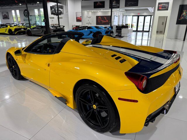 2015 Ferrari 458 Speciale Aperta Giallo Triplo Strato paint, livrea Blu Nart, Blu Nart calipers, carbon galore AND MORE!!! Fort Lauderdale FL