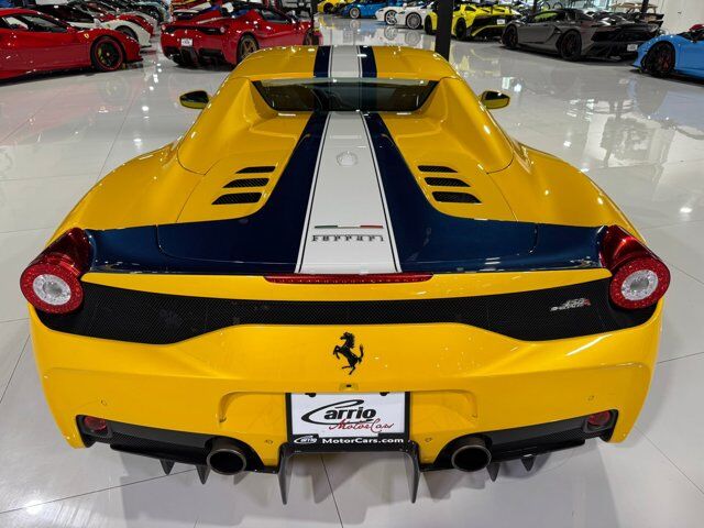 2015 Ferrari 458 Speciale Aperta Giallo Triplo Strato paint, livrea Blu Nart, Blu Nart calipers, carbon galore AND MORE!!! Fort Lauderdale FL