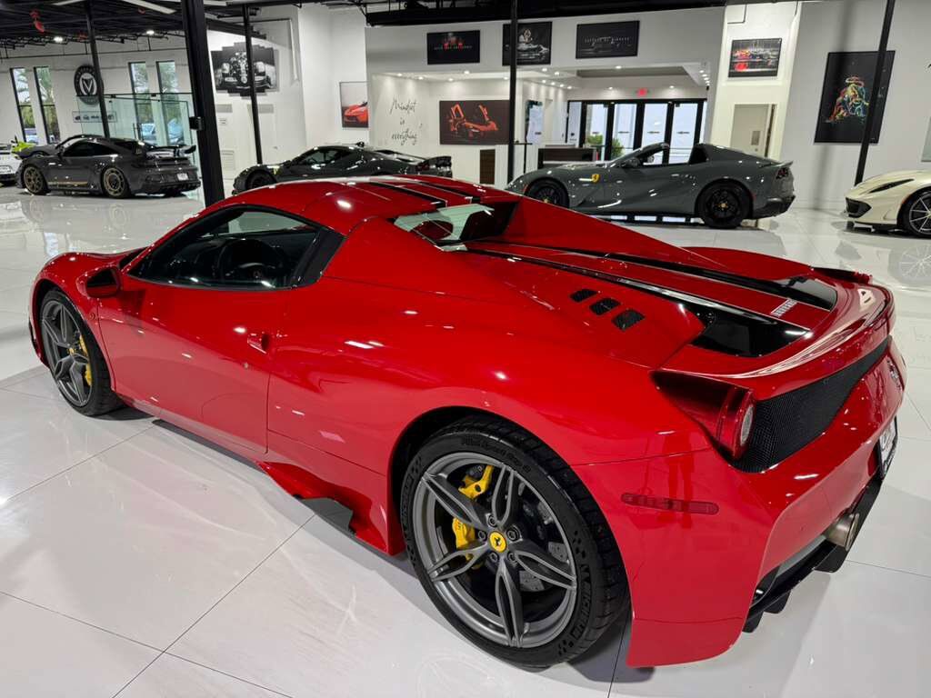 2015 Ferrari 458 Speciale Aperta Rosso Corsa paint, Livrea Nero Stellato, carbon racing seats AND MUCH MORE!!! Fort Lauderdale FL