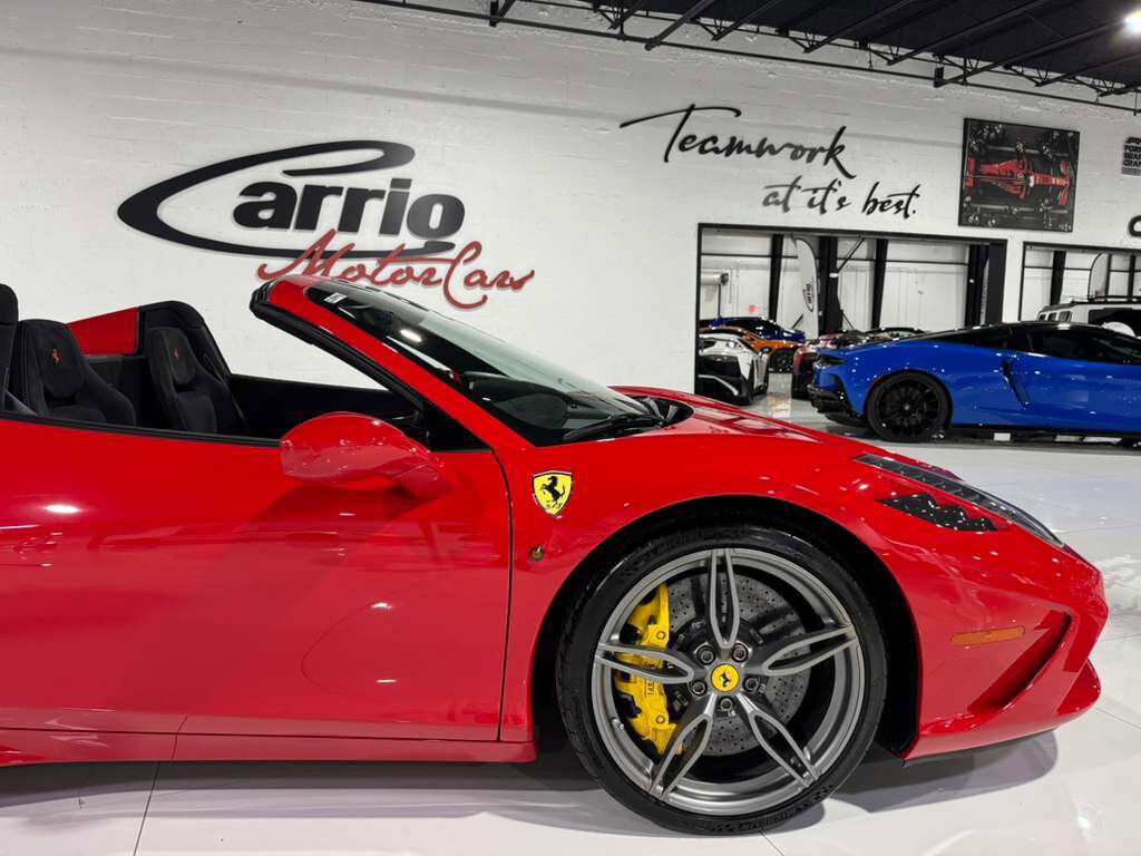 2015 Ferrari 458 Speciale Aperta Rosso Corsa paint, Livrea Nero Stellato, carbon racing seats AND MUCH MORE!!! Fort Lauderdale FL