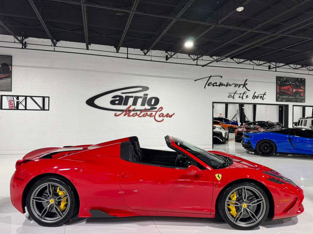 2015 Ferrari 458 Speciale Aperta Rosso Corsa paint, Livrea Nero Stellato, carbon racing seats AND MUCH MORE!!! Fort Lauderdale FL