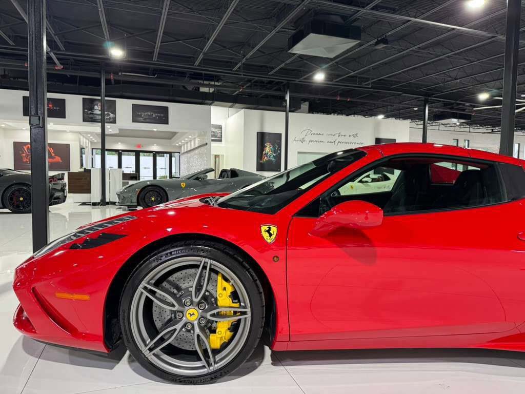 2015 Ferrari 458 Speciale Aperta Rosso Corsa paint, Livrea Nero Stellato, carbon racing seats AND MUCH MORE!!! Fort Lauderdale FL