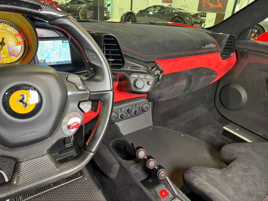 2015 Ferrari 458 Speciale Aperta Rosso Corsa paint, Livrea Nero Stellato, carbon racing seats AND MUCH MORE!!! Fort Lauderdale FL