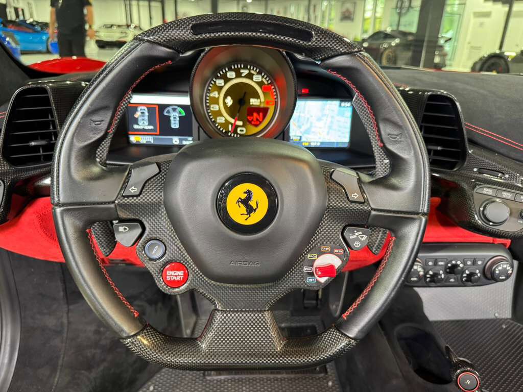 2015 Ferrari 458 Speciale Aperta Rosso Corsa paint, Livrea Nero Stellato, carbon racing seats AND MUCH MORE!!! Fort Lauderdale FL