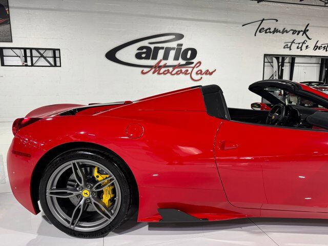 2015 Ferrari 458 Speciale Aperta Rosso Corsa paint, Livrea Nero Stellato, carbon racing seats AND MUCH MORE!!! Fort Lauderdale FL