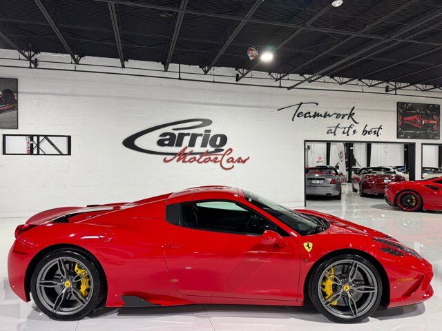 2015 Ferrari 458 Speciale Aperta Rosso Corsa paint, Livrea Nero Stellato, carbon racing seats AND MUCH MORE!!! Fort Lauderdale FL