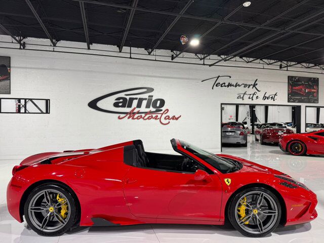 2015 Ferrari 458 Speciale Aperta Rosso Corsa paint, Livrea Nero Stellato, carbon racing seats AND MUCH MORE!!! Fort Lauderdale FL