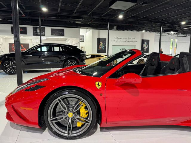 2015 Ferrari 458 Speciale Aperta Rosso Corsa paint, Livrea Nero Stellato, carbon racing seats AND MUCH MORE!!! Fort Lauderdale FL