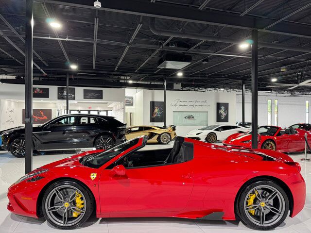 2015 Ferrari 458 Speciale Aperta Rosso Corsa paint, Livrea Nero Stellato, carbon racing seats AND MUCH MORE!!! Fort Lauderdale FL