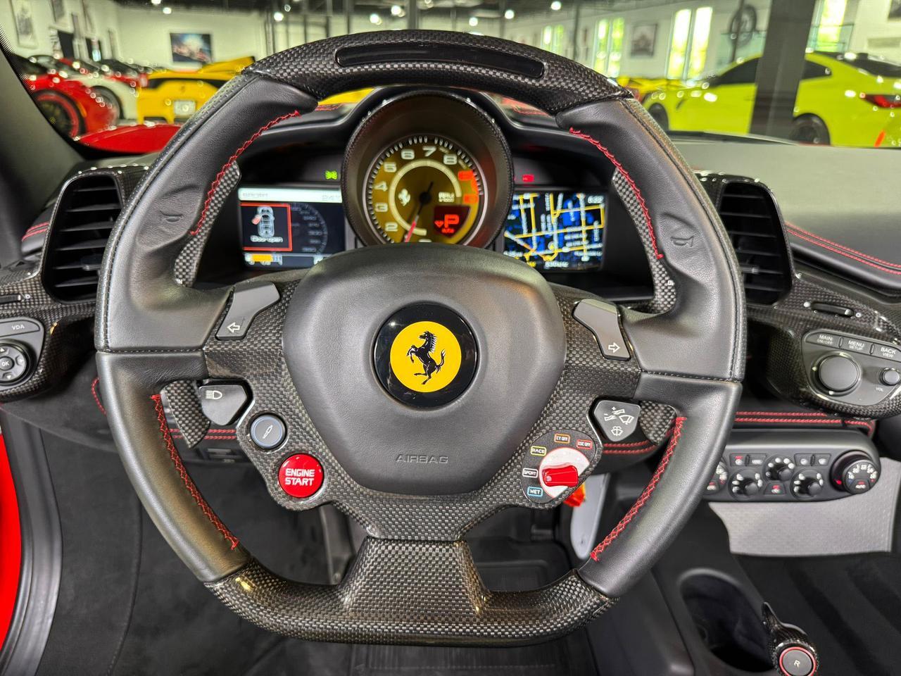 2015 Ferrari 458 Speciale Aperta Rosso Corsa paint, Livrea Tricolore E Oro, carbon racing seats AND MUCH MORE!! Fort Lauderdale FL
