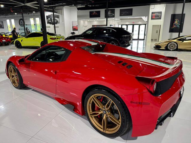 2015 Ferrari 458 Speciale Aperta Rosso Corsa paint, Livrea Tricolore E Oro, carbon racing seats AND MUCH MORE!! Fort Lauderdale FL